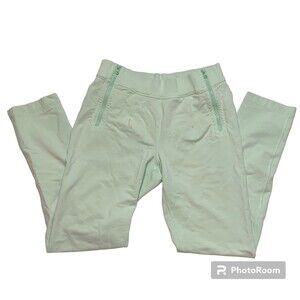 Lululemon Rejuvenate Sweat Pants Fresh Teal Mint Green Blue Size 6 Zip Pockets